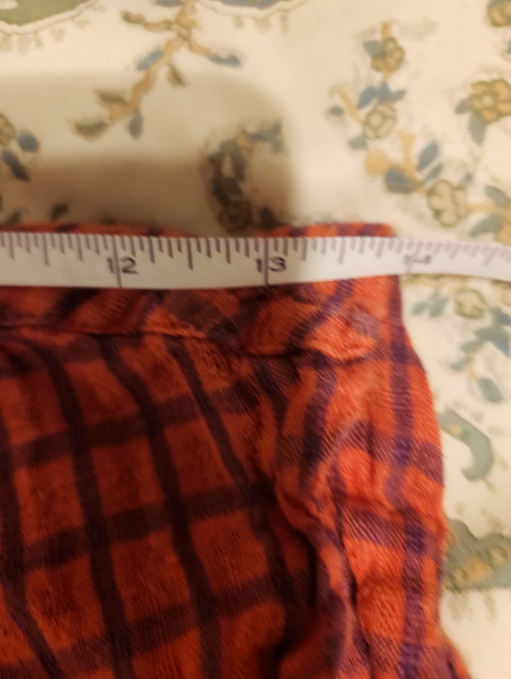 Flax Two-Tone Orange and Purple Checked Pockets Linen Midi Dress Sz. 2G B:54" - Picture 8 of 14